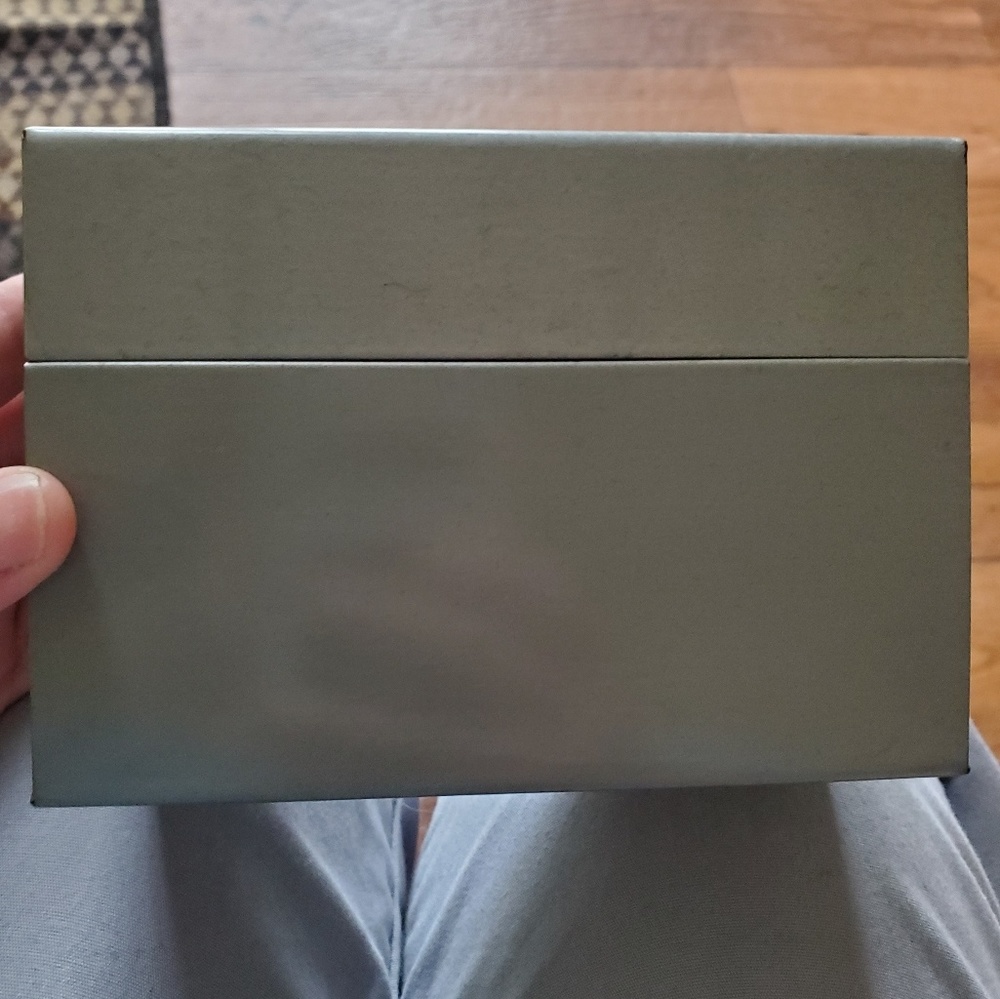 Vintage J. Chein and Co. Metal Recipe Box